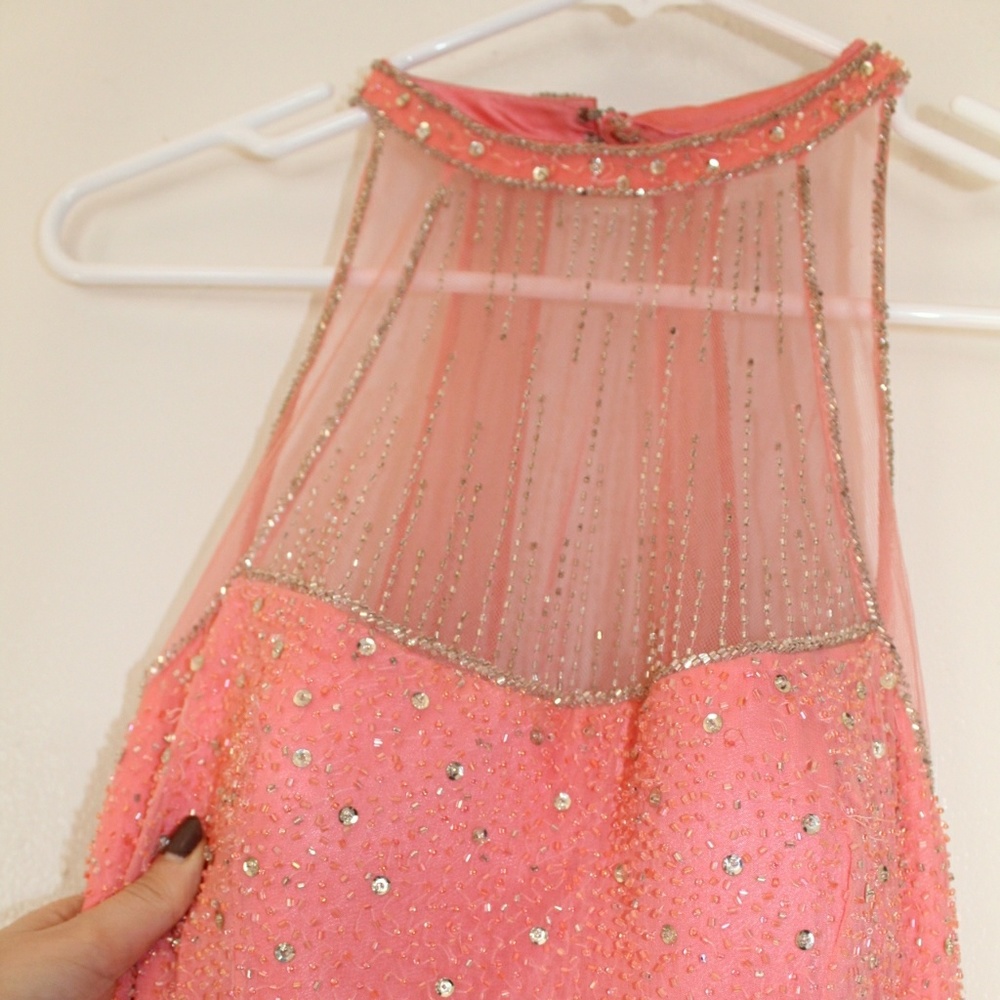 Coral dress